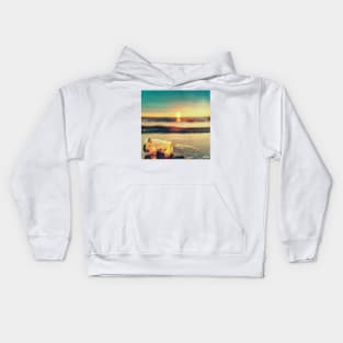 Sunset and the Ocean Kids Hoodie